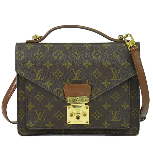 LOUIS VUITTON モンソー 26 モノグラム 2WAY ショルダーバッグ M51187