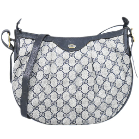 GUCCI オールドグッチ ショルダーバッグ ネイビー