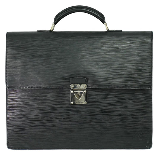 LOUIS VUITTON ロブスト 2 エピ レザー ビジネスバッグ ノワール M54542