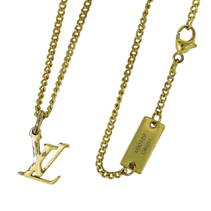 LOUIS VUITTON ロゴ ネックレス GP M80189