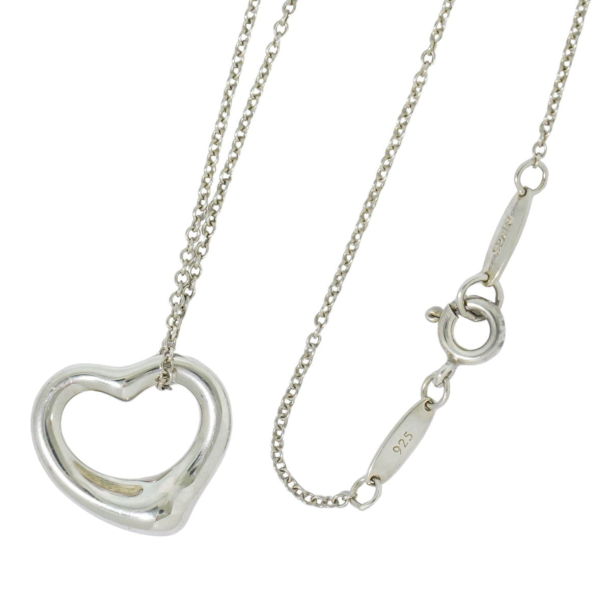 TIFFANY & Co. オープンハート 925 ネックレス シルバー