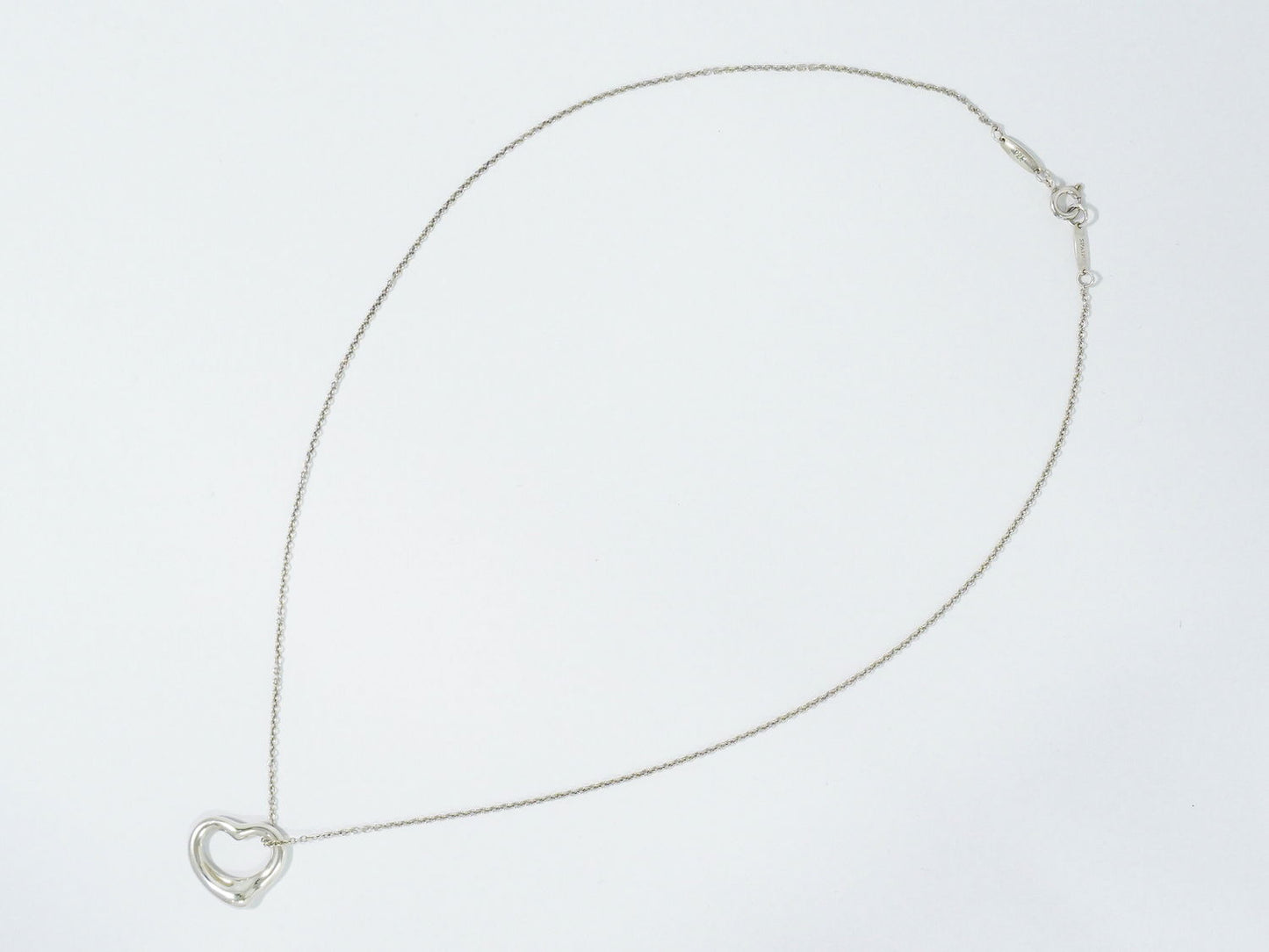 TIFFANY & Co. オープンハート 925 ネックレス シルバー