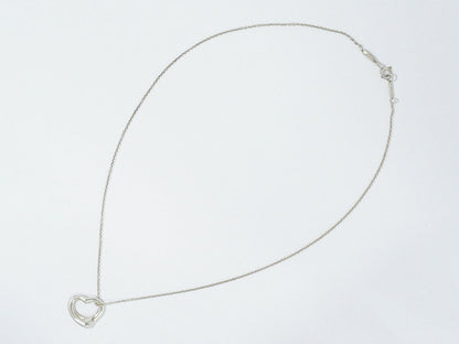 TIFFANY & Co. オープンハート 925 ネックレス シルバー