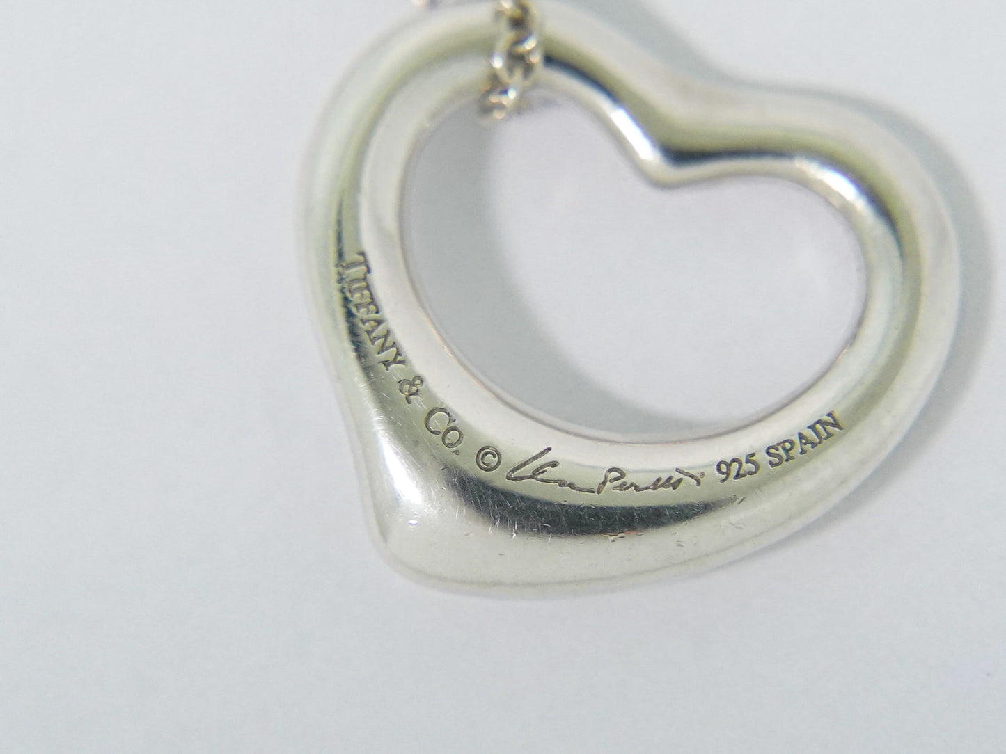 TIFFANY & Co. オープンハート 925 ネックレス シルバー