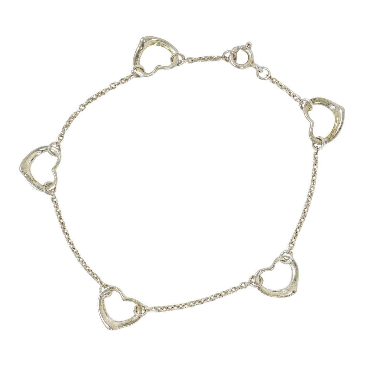TIFFANY & Co. オープンハート 925 ブレスレット シルバー