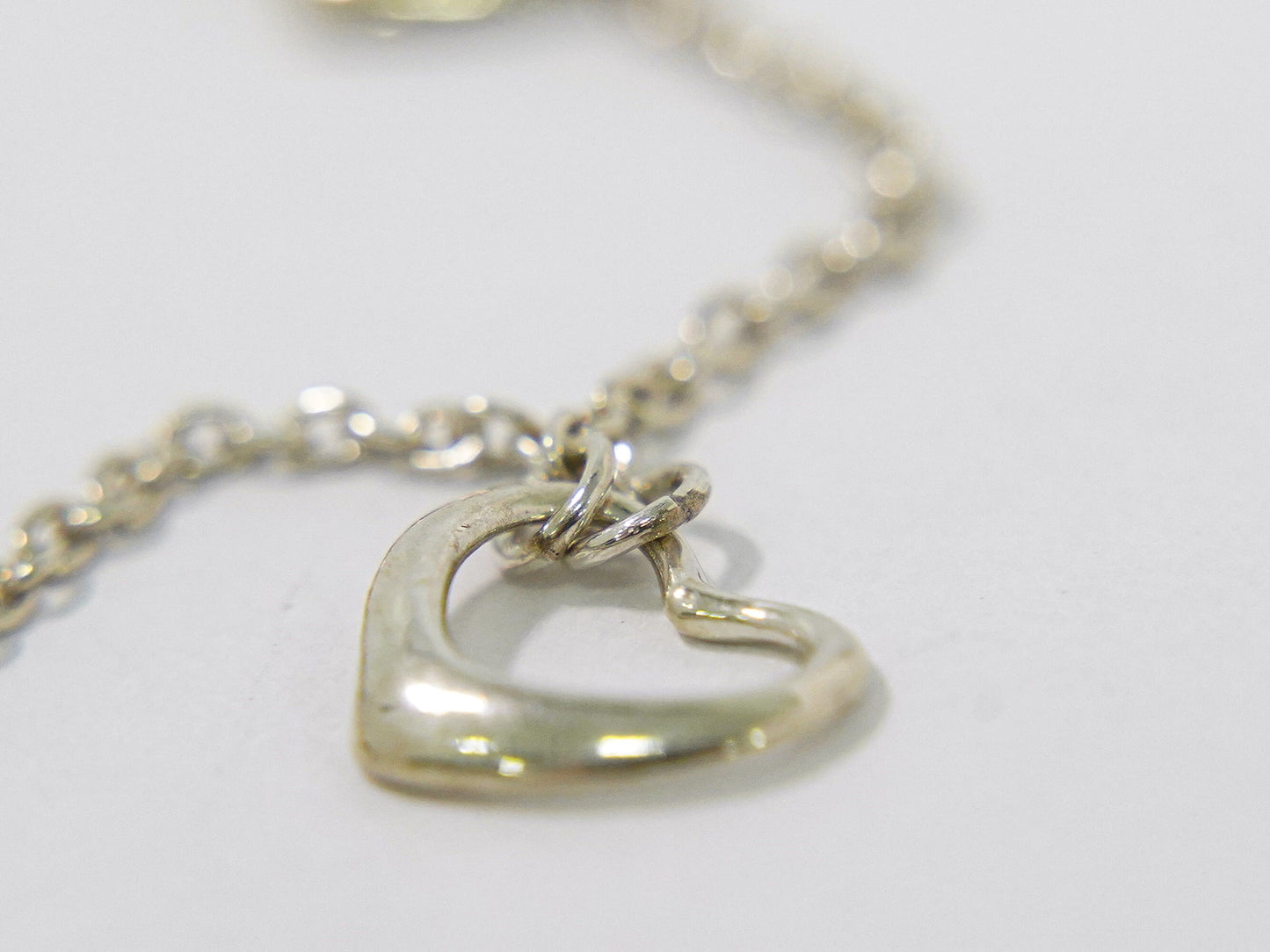TIFFANY & Co. オープンハート 925 ブレスレット シルバー