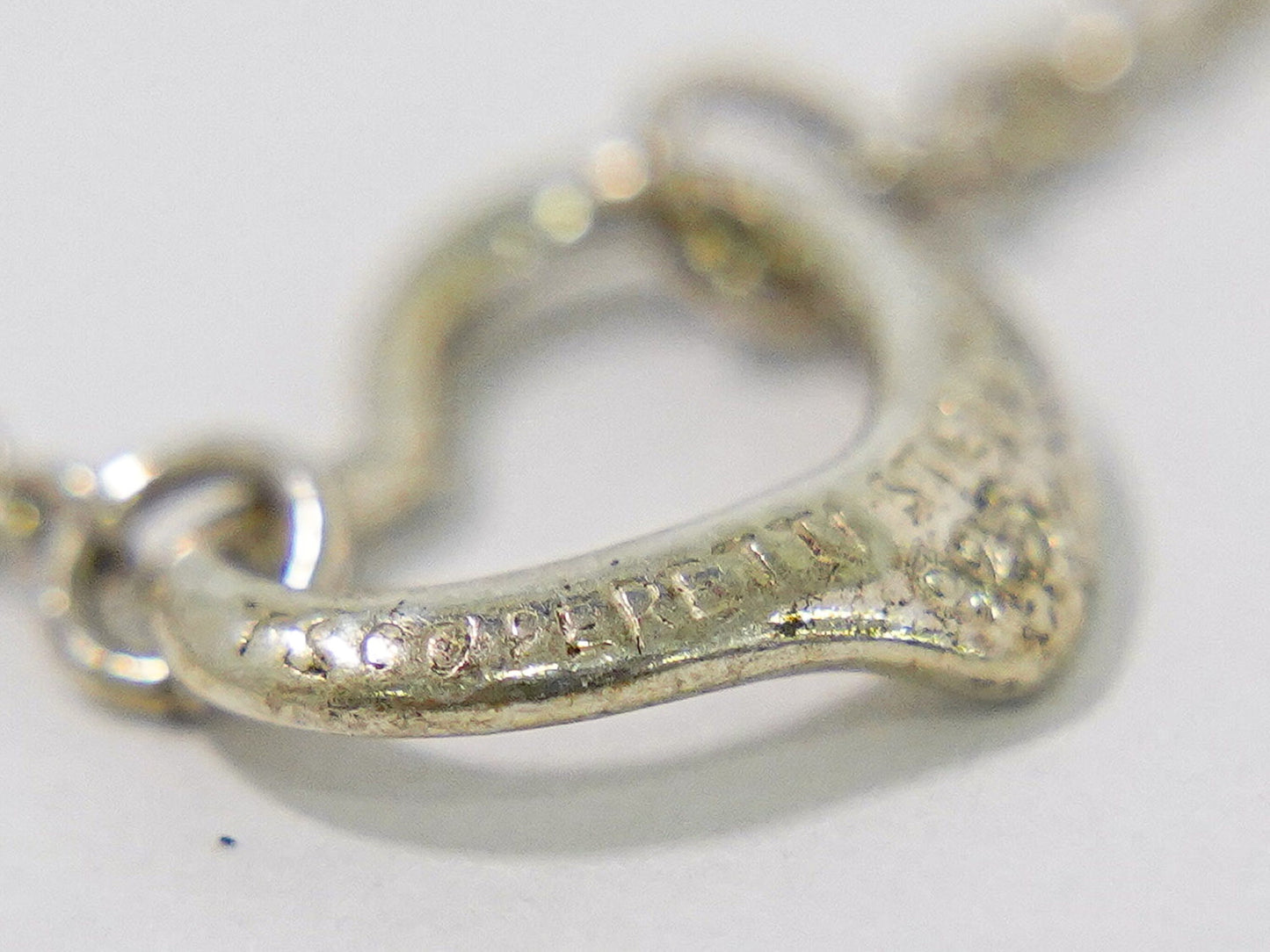 TIFFANY & Co. オープンハート 925 ブレスレット シルバー