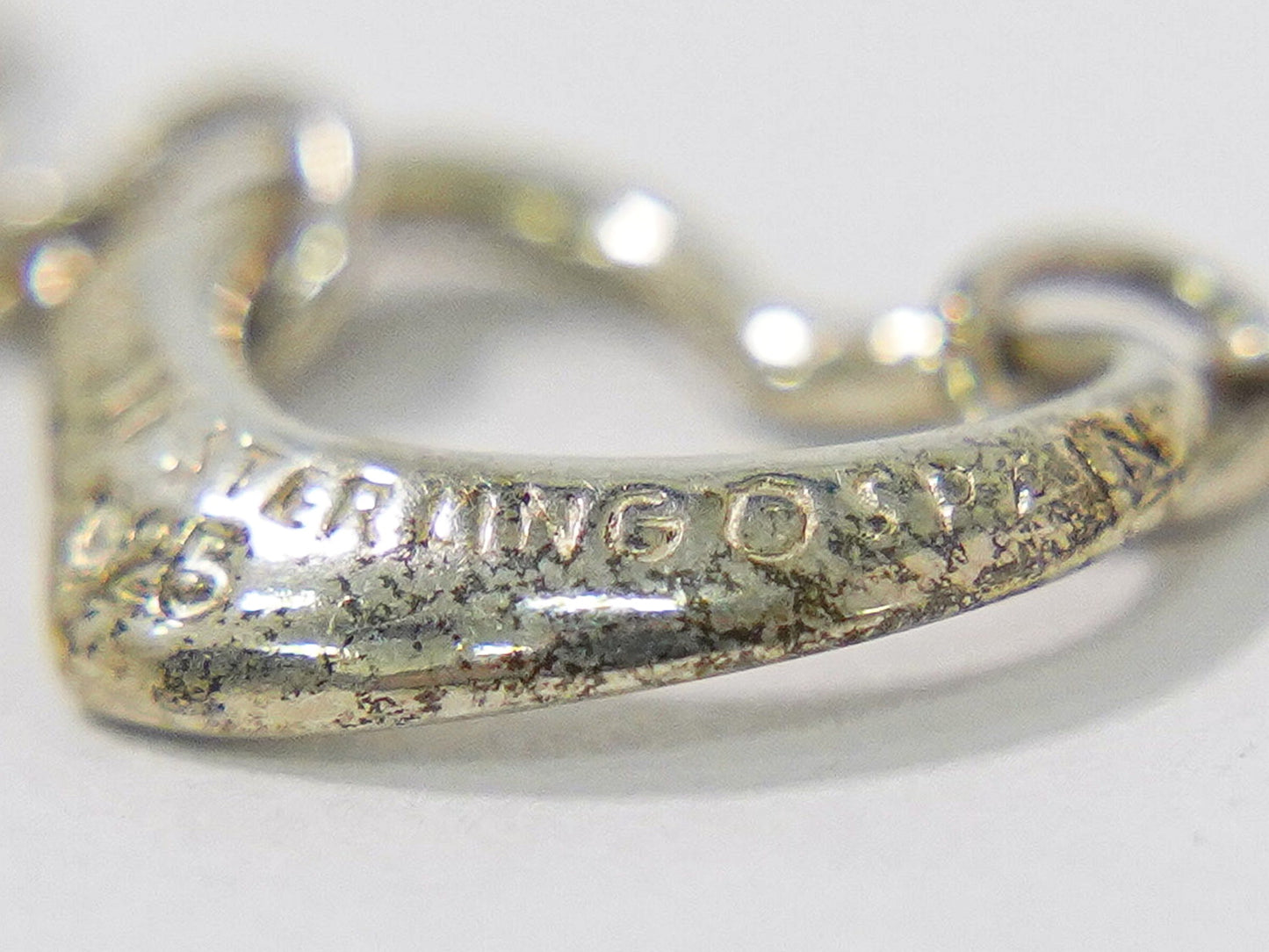 TIFFANY & Co. オープンハート 925 ブレスレット シルバー