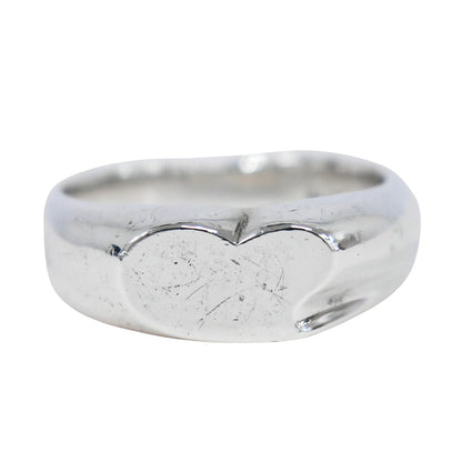 TIFFANY & Co. シグネット ハート モチーフ STERLING リング 11号 シルバー