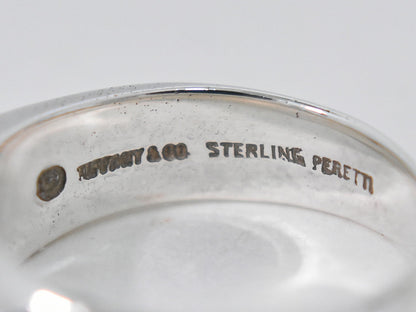 TIFFANY & Co. シグネット ハート モチーフ STERLING リング 11号 シルバー