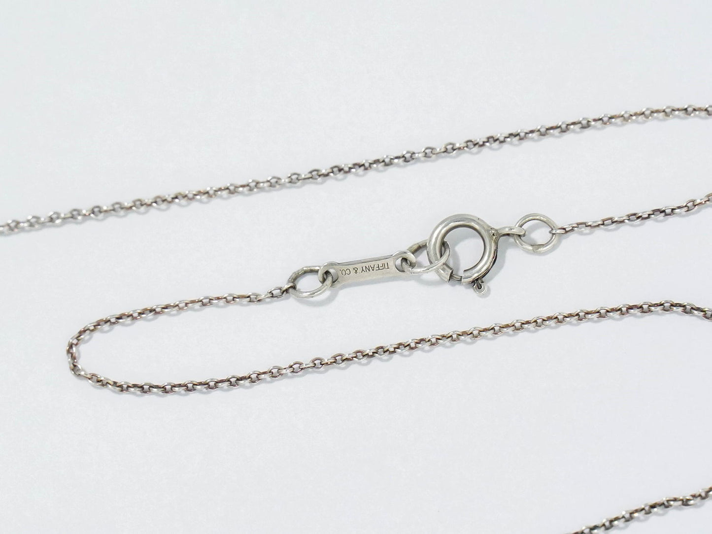 TIFFANY & Co. ビーン STERLING 925 ネックレス シルバー