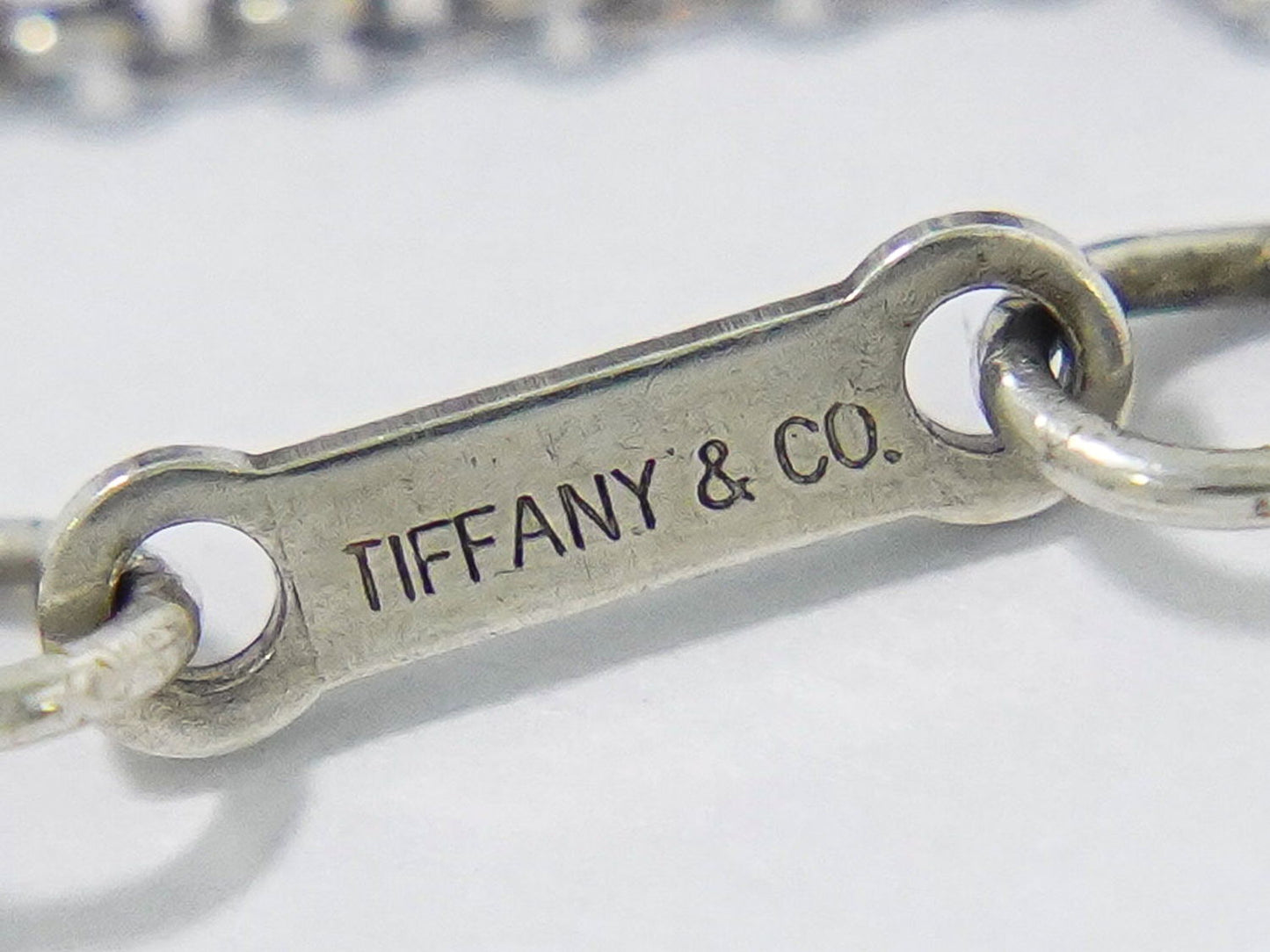 TIFFANY & Co. ビーン STERLING 925 ネックレス シルバー