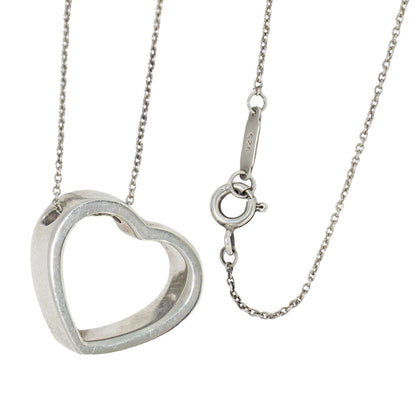 TIFFANY & Co. ジオメトリックハート 925 ネックレス シルバー