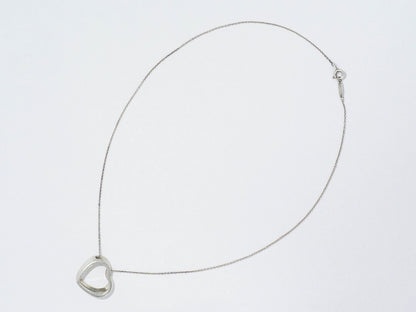 TIFFANY & Co. ジオメトリックハート 925 ネックレス シルバー