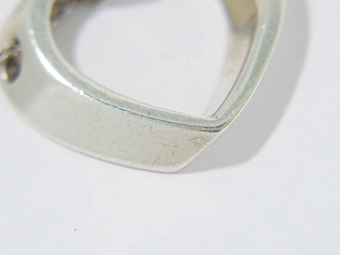 TIFFANY & Co. ジオメトリックハート 925 ネックレス シルバー