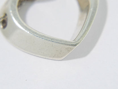 TIFFANY & Co. ジオメトリックハート 925 ネックレス シルバー