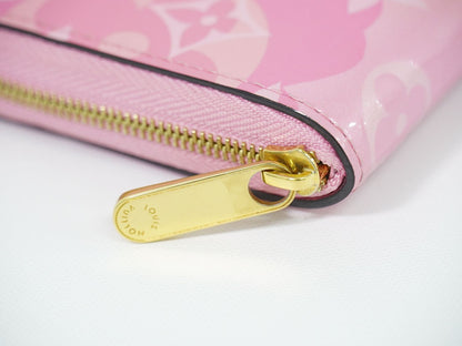 LOUIS VUITTON ジッピーコインパース ヴェルニ レザー コインケース ピンク M90590