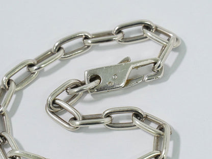 GUCCI ロゴプレート 925 ブレスレット 19 シルバー