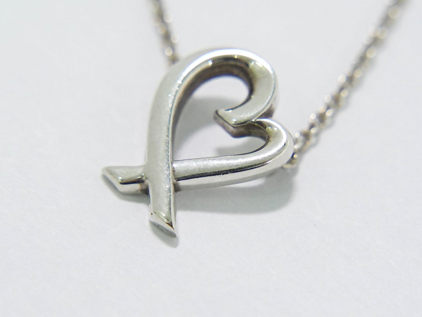 TIFFANY & Co. ラビングハート AG925 ネックレス シルバー