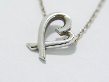 TIFFANY & Co. ラビングハート AG925 ネックレス シルバー