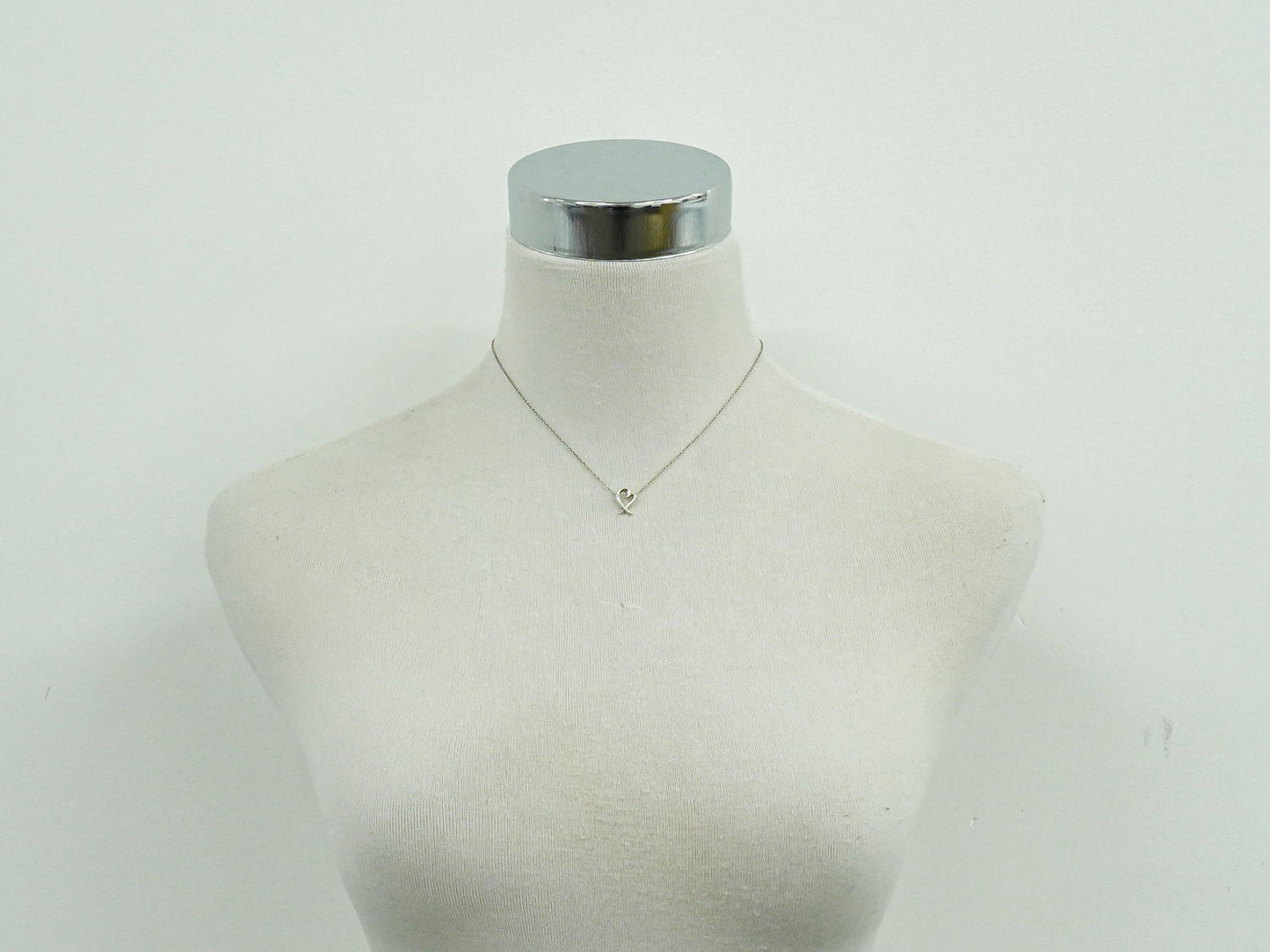 TIFFANY & Co. ラビングハート AG925 ネックレス シルバー