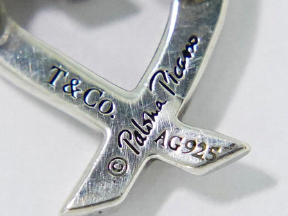TIFFANY & Co. ラビングハート AG925 ネックレス シルバー