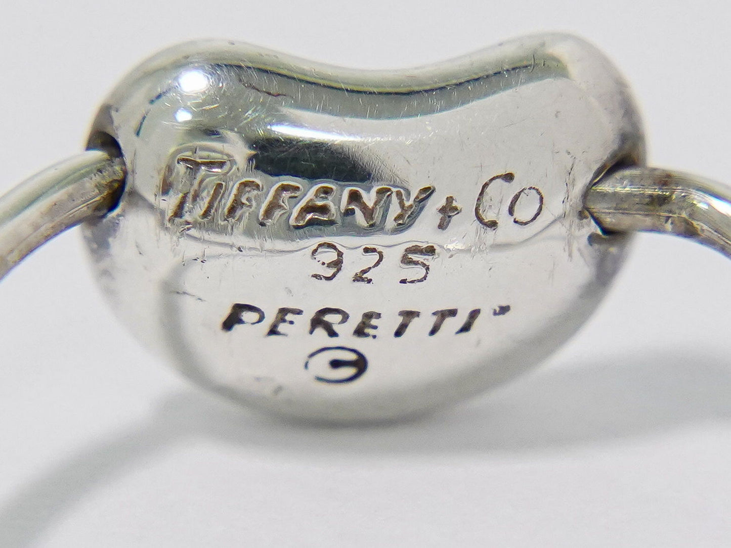 TIFFANY & Co. ビーン 925 リング 9号 シルバー