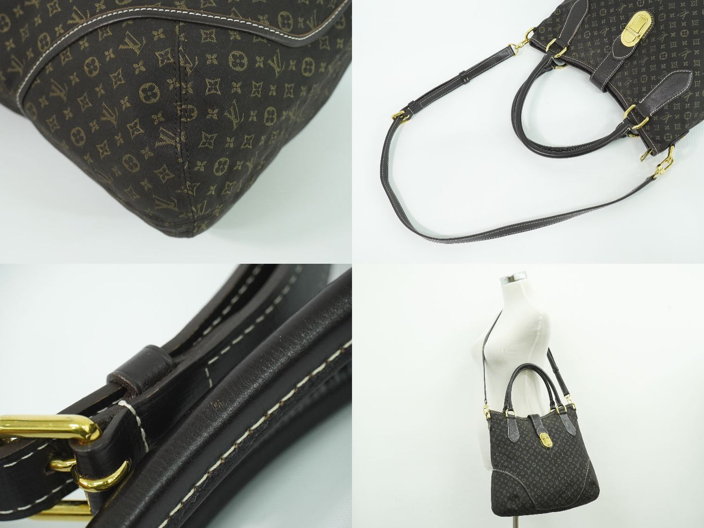 LOUIS VUITTON エレジー モノグラム イディール 2WAY ショルダーバッグ フザン M56696
