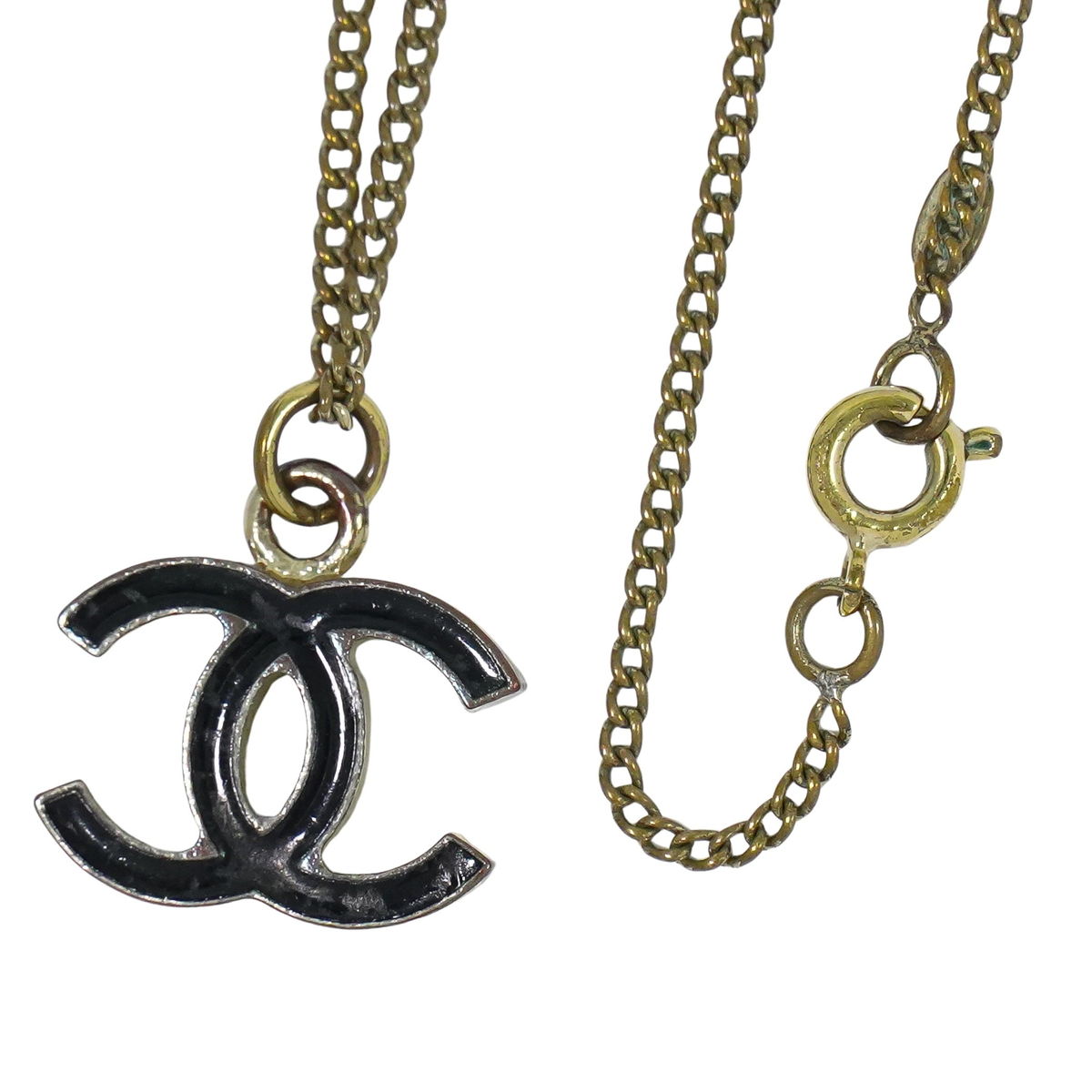 CHANEL ココマーク ネックレス GP ブラック