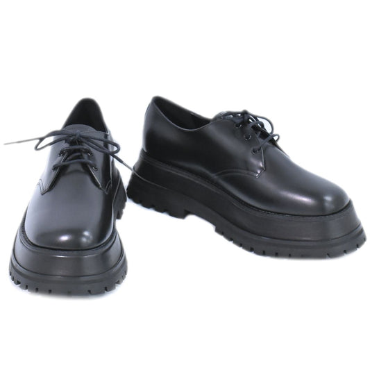 BURBERRY レースアップシューズ ダービーシューズ 厚底 41 ブラック