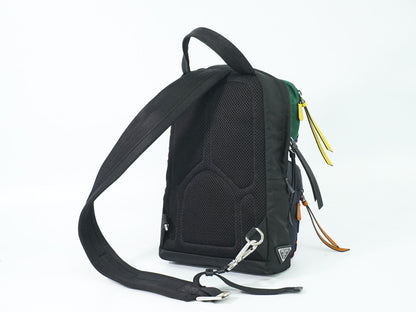 PRADA テスート ボディバッグ ブラック ブルー レッド 2VZ013