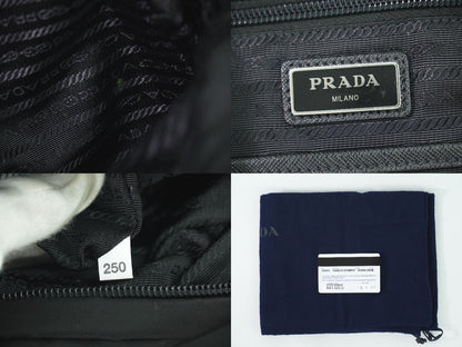 PRADA テスート ボディバッグ ブラック ブルー レッド 2VZ013