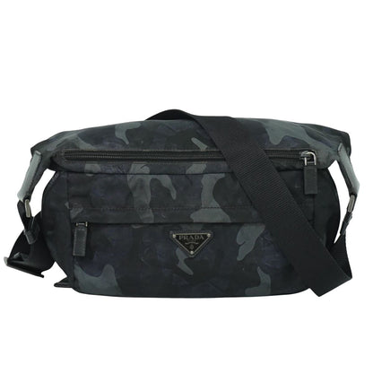 PRADA カモフラージュ メッセンジャーバッグ ブラック グレー ネイビー