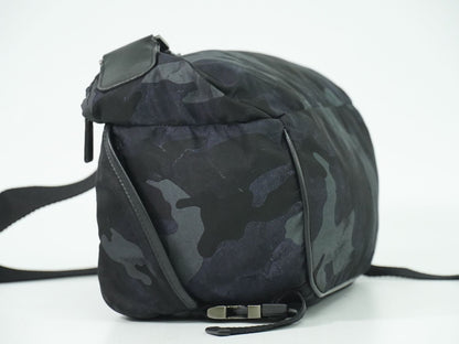 PRADA カモフラージュ メッセンジャーバッグ ブラック グレー ネイビー
