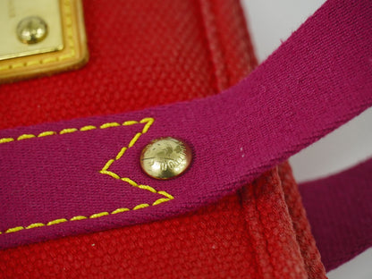 LOUIS VUITTON アンティグア カバ PM ハンドバッグ ルージュ M40037