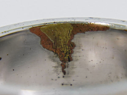 VERSACE グリーク メタル リング 16号 ブラック シルバー