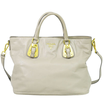 PRADA 2WAY ショルダーバッグ グレー