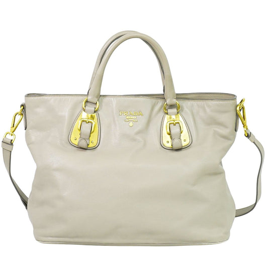 PRADA 2WAY ショルダーバッグ グレー