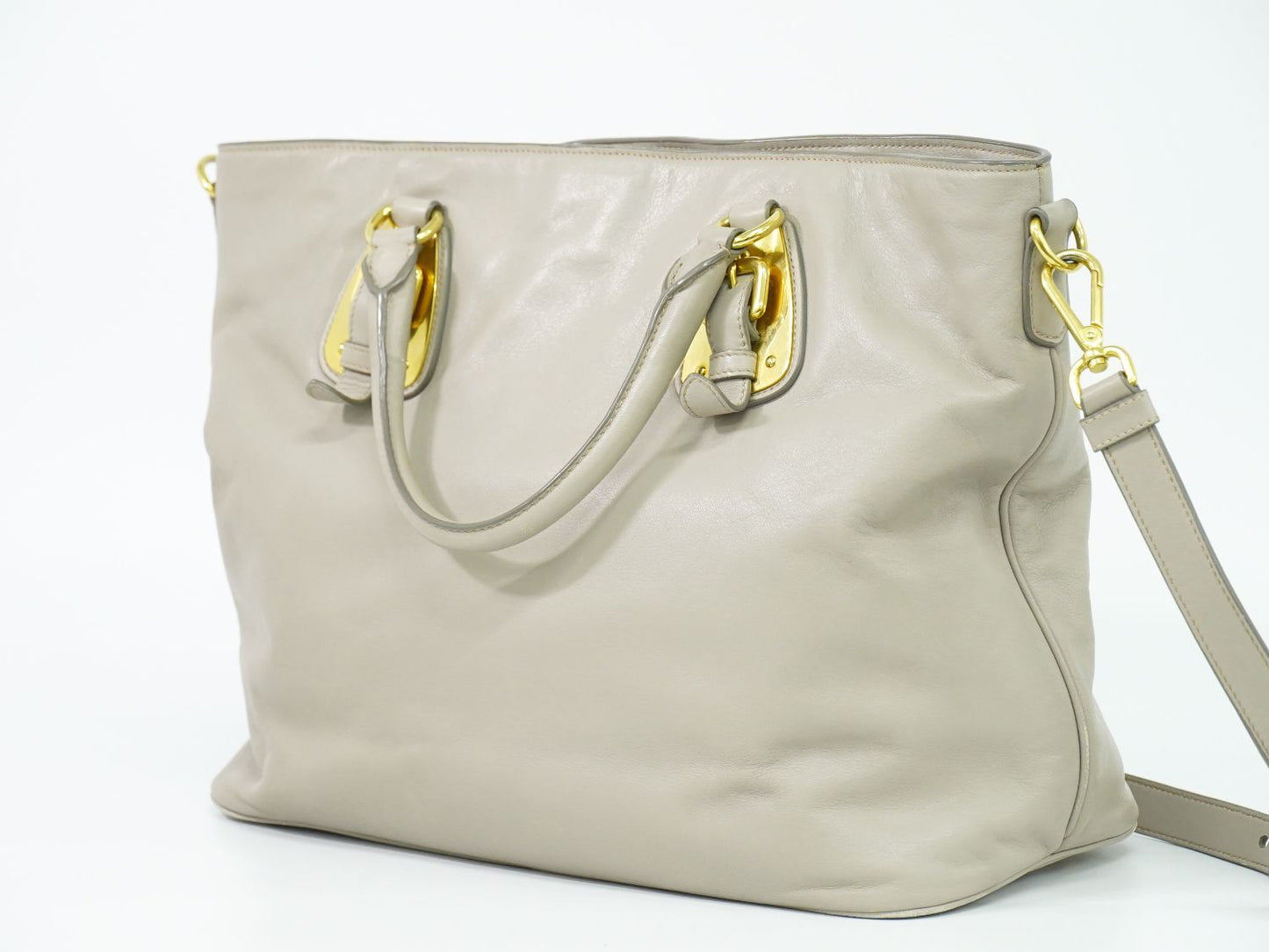 PRADA 2WAY ショルダーバッグ グレー