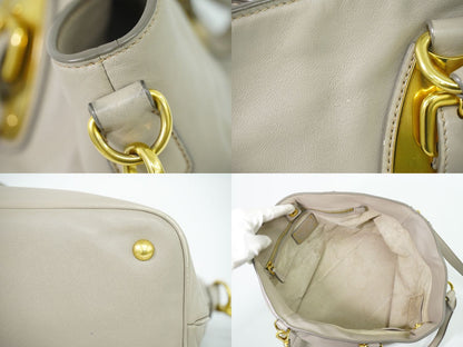 PRADA 2WAY ショルダーバッグ グレー