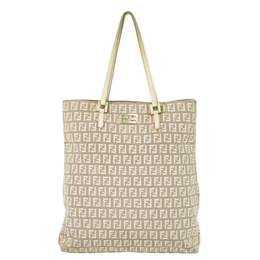 FENDI ズッキーノ トートバッグ ピンクベージュ 8BH131