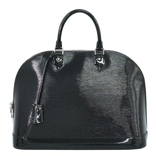 LOUIS VUITTON アルマ GM エピエレクトリック レザー ハンドバッグ ノワール M5289N