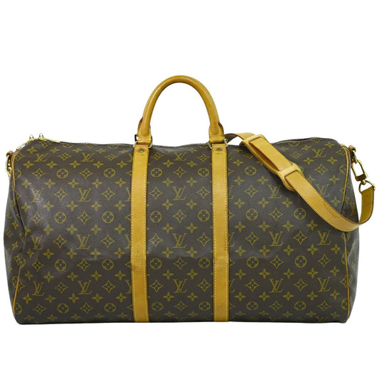LOUIS VUITTON キーポルバンドリエール 55 モノグラム 2WAY ボストンバッグ M41414