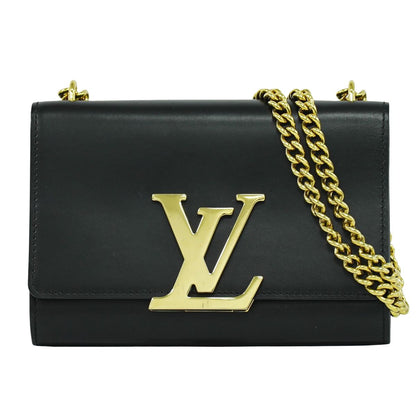 LOUIS VUITTON ポシェットルイーズ MM ショルダーバッグ ブラック M51033