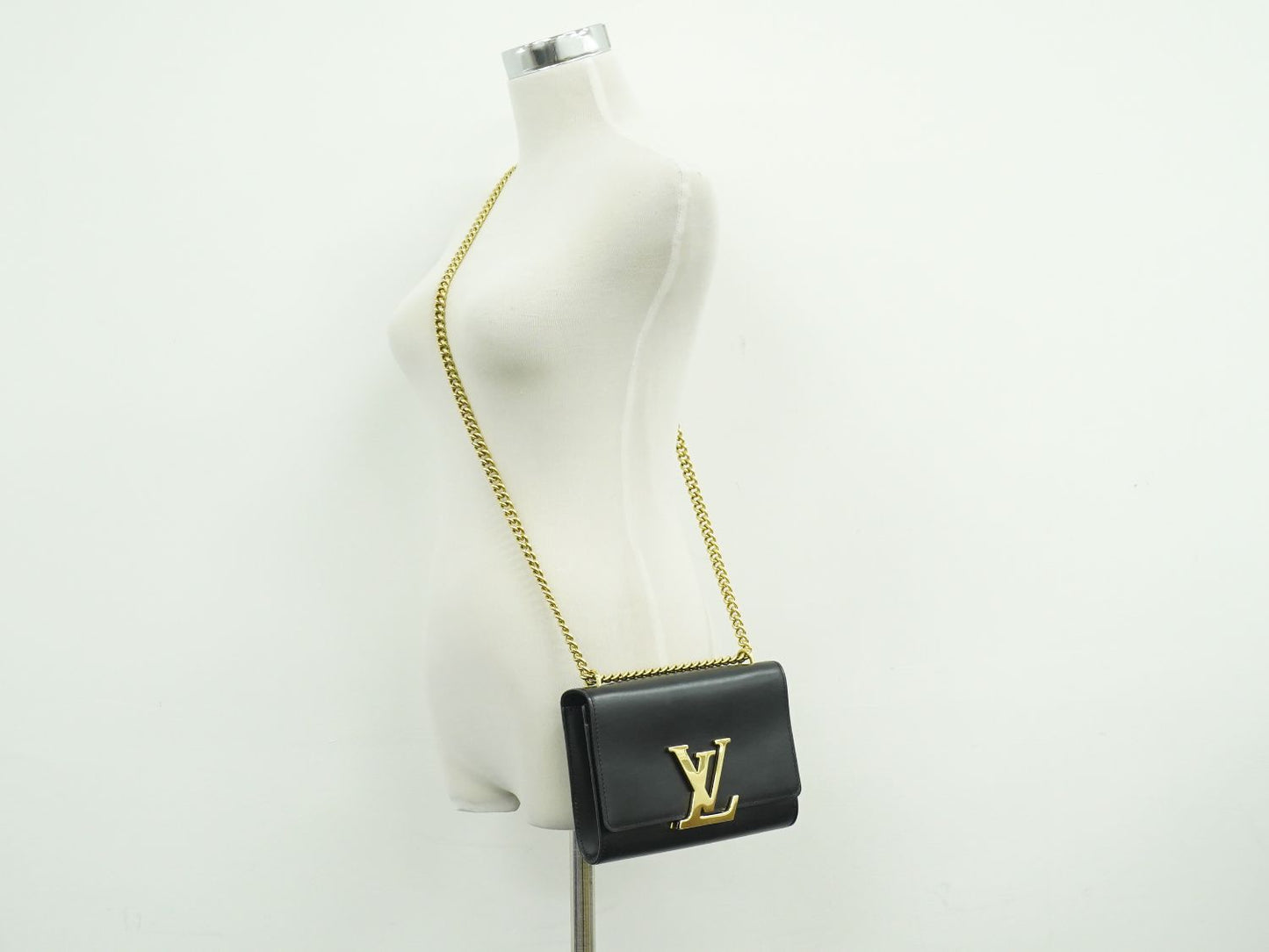 LOUIS VUITTON ポシェットルイーズ MM ショルダーバッグ ブラック M51033