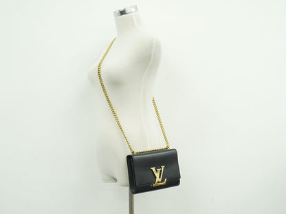 LOUIS VUITTON ポシェットルイーズ MM ショルダーバッグ ブラック M51033