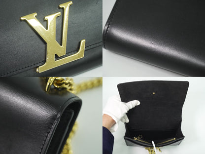 LOUIS VUITTON ポシェットルイーズ MM ショルダーバッグ ブラック M51033