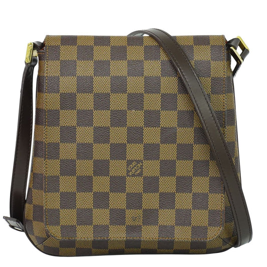 LOUIS VUITTON ミュゼット サルサ ロング ダミエ エベヌ ショルダーバッグ N51300