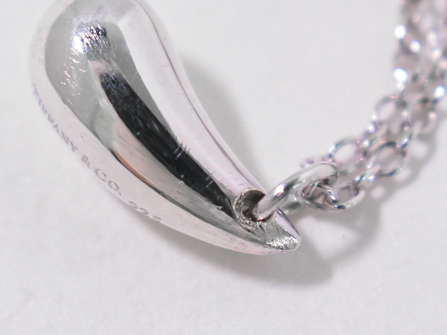 TIFFANY & Co. ティアドロップ 925 ネックレス シルバー