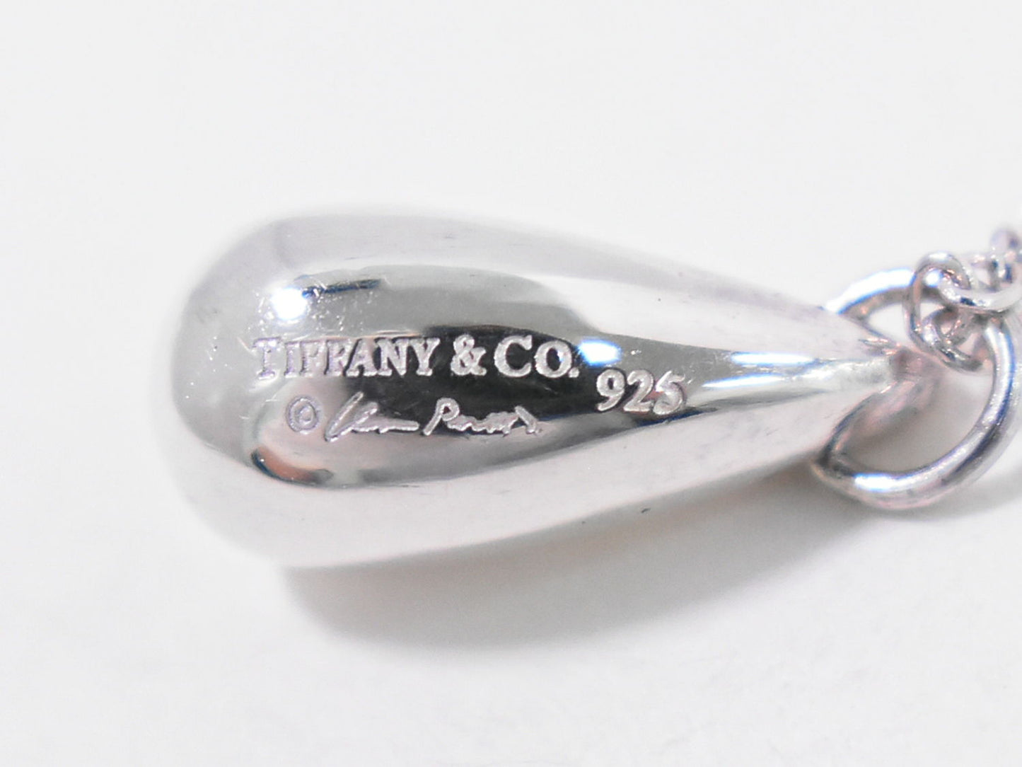 TIFFANY & Co. ティアドロップ 925 ネックレス シルバー